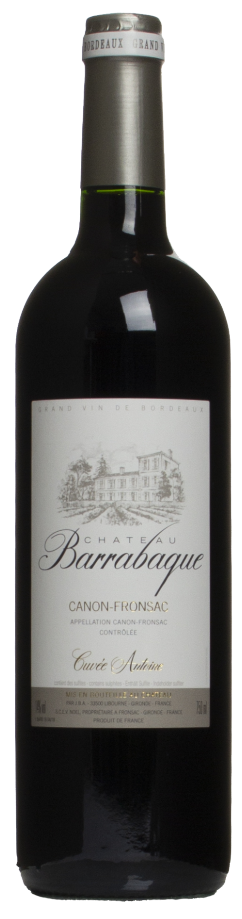 2017-Barrabaque Bordeaux Cuvee Antoine Rouge
