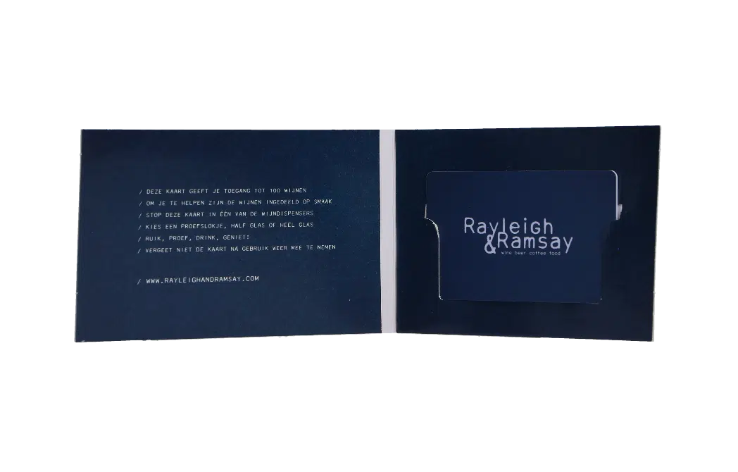 NV-Cadeaubon Rayleigh & Ramsay (waarde €50,00)