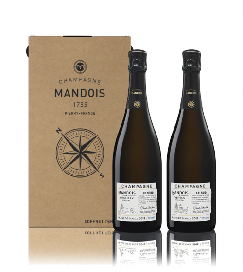 2015-Mandois Duo Terroir Grand Cru Champagne Brut Limited Edition (2 Pack)