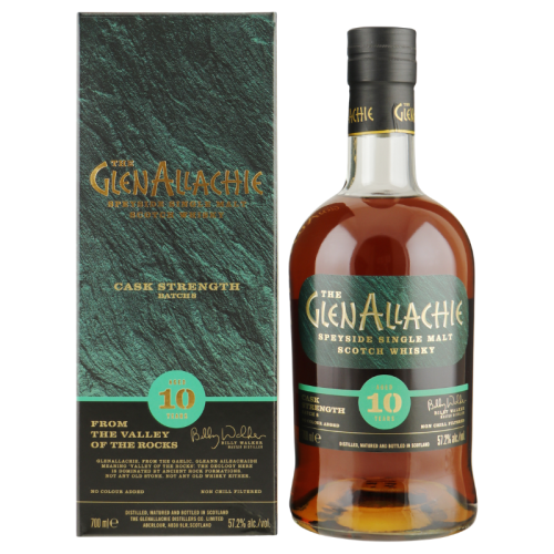 NV-The GlenAllachie Speyside 10yo Single Malt Whisky Cask Strength Batch 8