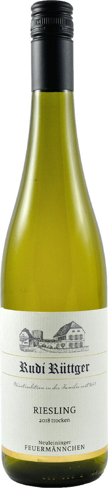 2019-Rudi Ruttger Pfalz Riesling Feuermanchen Trocken Weiss