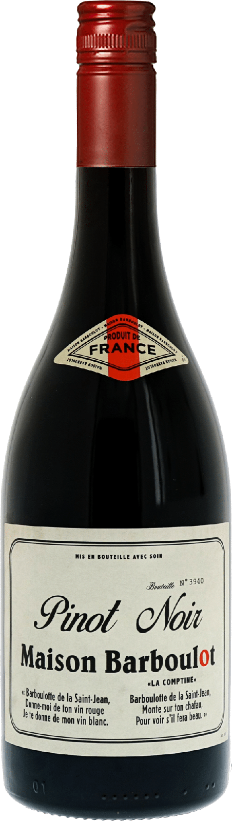 2022-Barboulot Pinot Noir Rouge