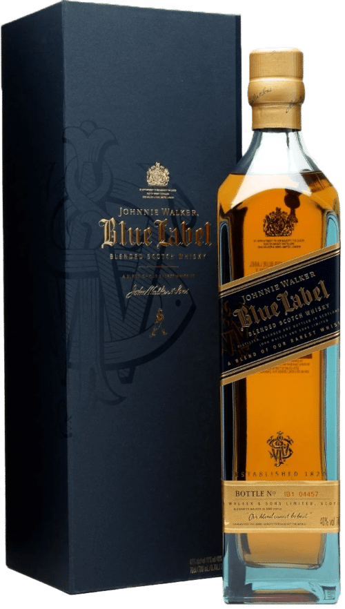 NV-Johnnie Walker Blended Whisky Blue Label Peated