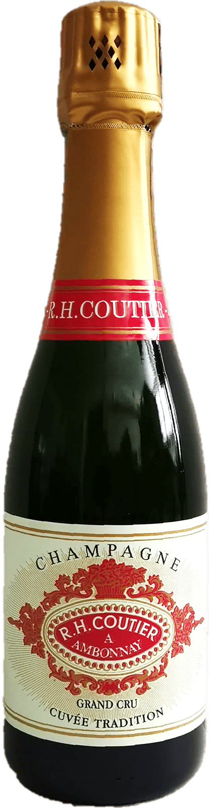 NV-Coutier Champagne Grand Cru Halve Fles