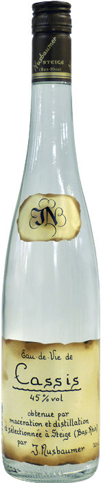 NV-Nusbaumer Eau de Vie Cassis Halve Fles