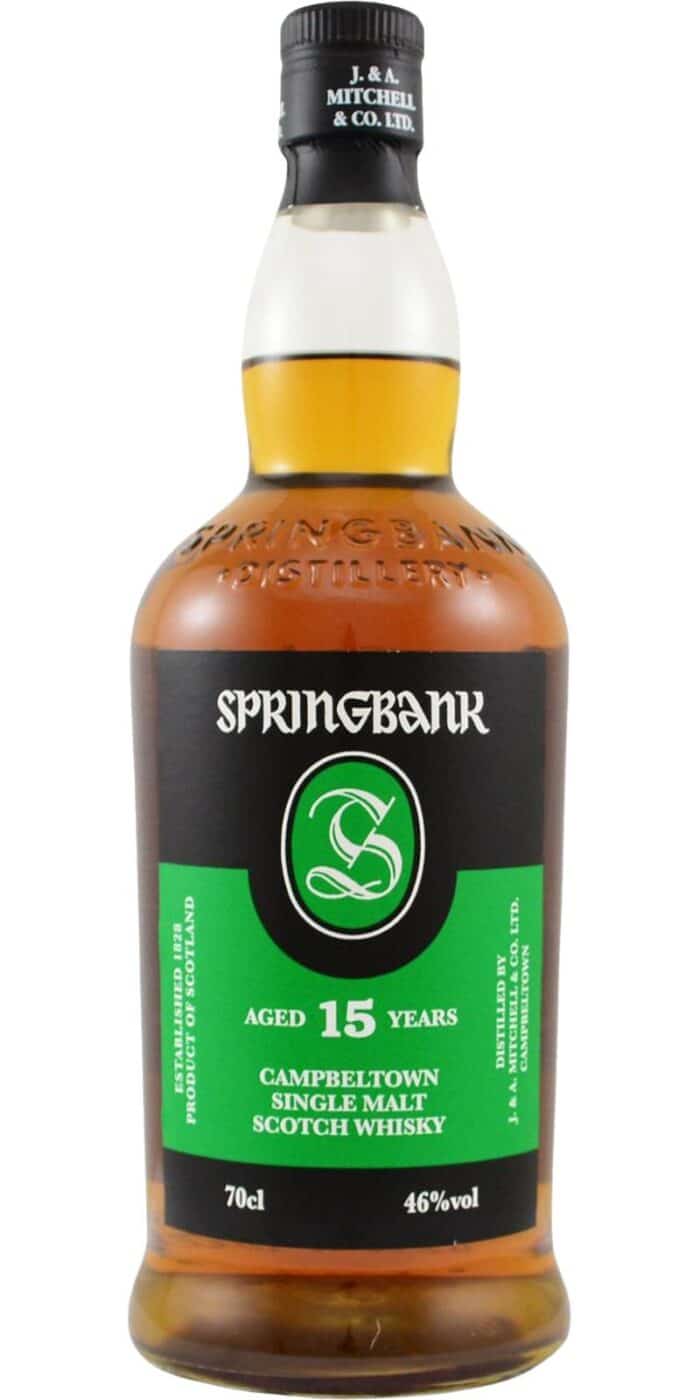 NV-Springbank Single Malt Campbeltown Whisky 15 Years