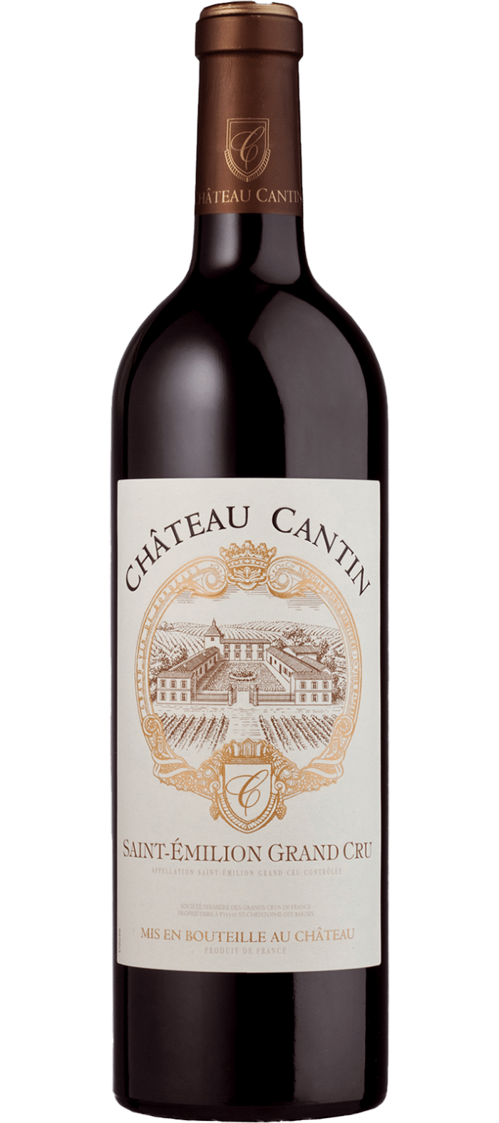 2017-Cantin Saint-Emilion Bordeaux Rouge Halve Fles