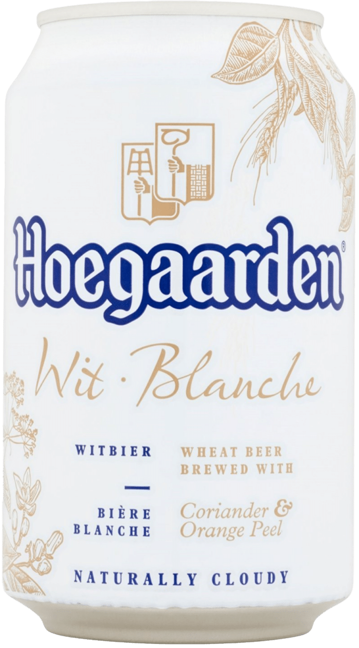 NV-Hoegaarden Wit Bier Blik 0,33 cl. (los)