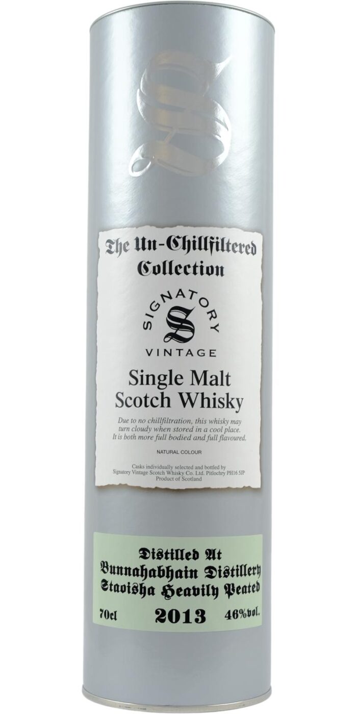 2013-Signatory Bunnahabhain Staoisha 9YO 'The Unchillfiltered Collection'