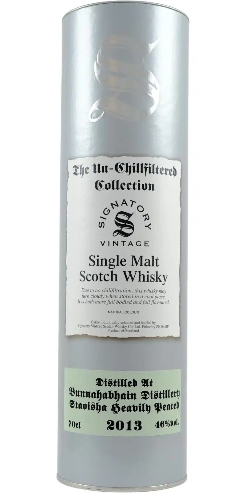 2013-Signatory Bunnahabhain Staoisha 9YO 'The Unchillfiltered Collection'
