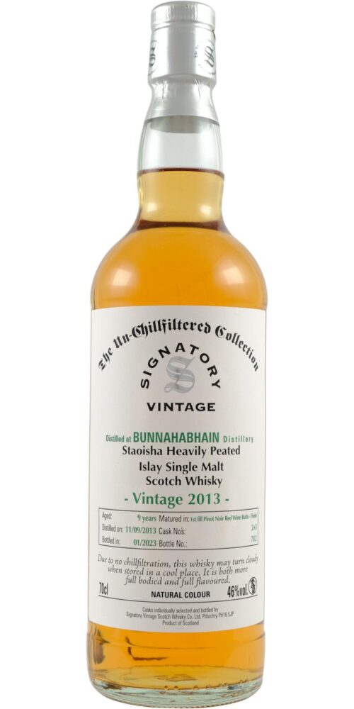 2013-Signatory Bunnahabhain Staoisha 9YO 'The Unchillfiltered Collection'