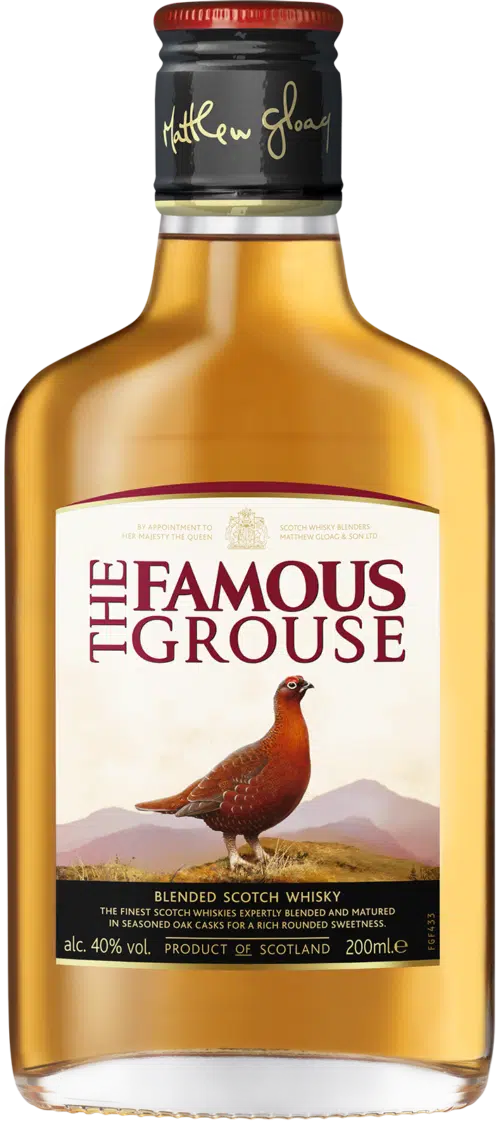 NV-Famouse Grouse Whiskey Zakflacon