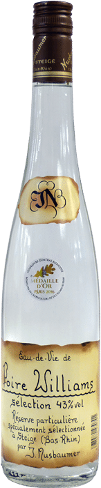 NV-Nusbaumer Eau de Vie Poire Williams Sel.