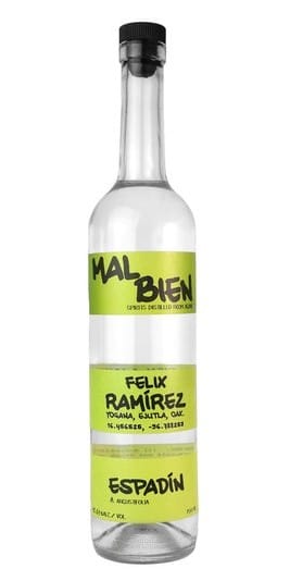 NV-Mal Bien Green Tape Ramirez Mezcal Espadín