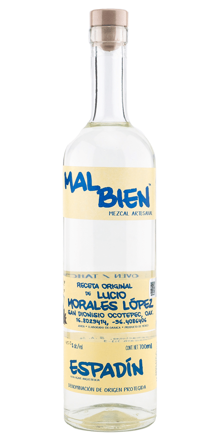 NV-Mal Bien White Label Mezcal Espadin