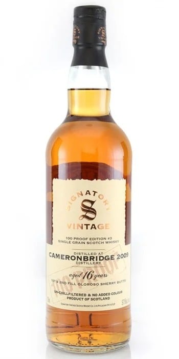 2009-Cameronbridge Signatory Vintage 100 Proof 16YO Edition #3
