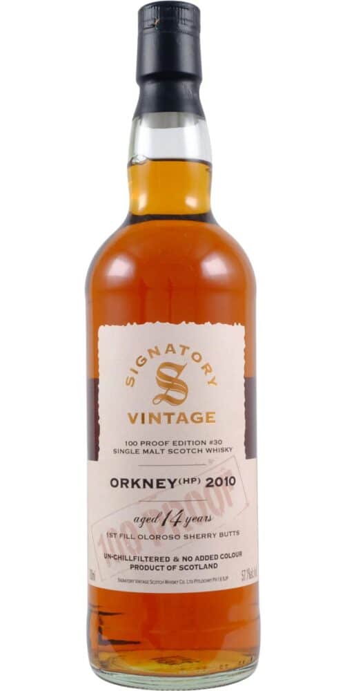 2010-Secret Orkney Signatory Vintage 100 Proof Edition #30