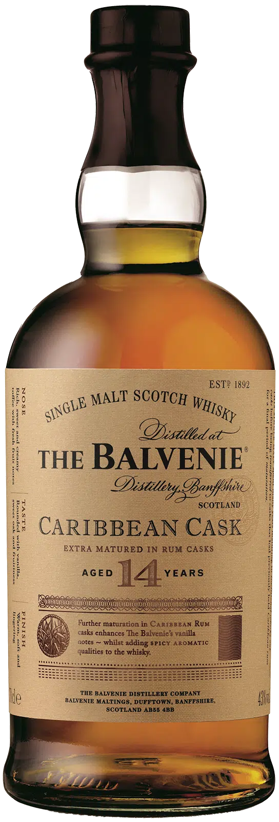 NV-Balvenie Whisky 14 Years Caribbean Cask