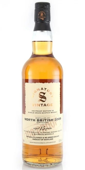2009-North British Signatory Vintage 100 Proof 15YO Edition #2