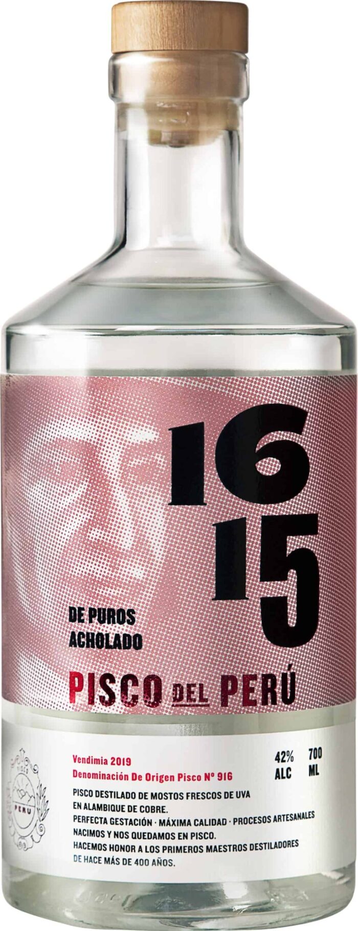 NV-Pisco del Perú 1615 de Puros Acholado
