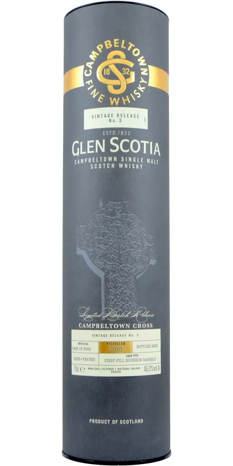 NV-Glen Scotia Campbeltown Cross 2010 Vintage Release No. 3
