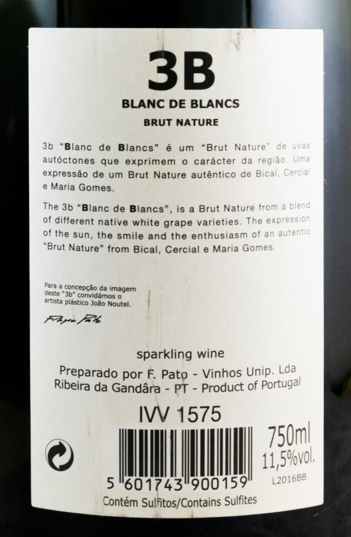 NV-Filipa Pato 3B Blanc de Blancs Brut Nature