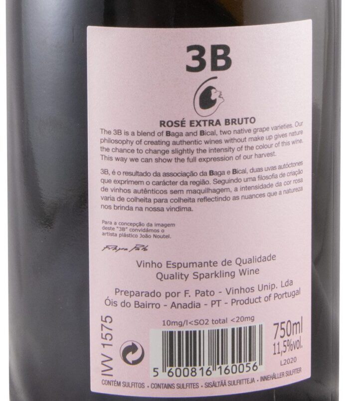 NV-Filipa Pato 3B Extra Brut Rosé