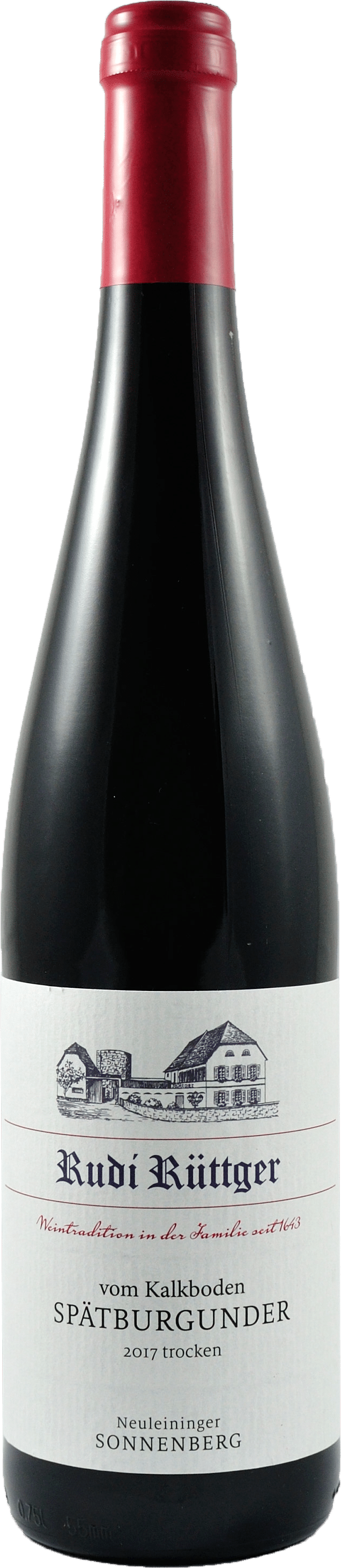 2023 - Rudi Ruttger Pfalz Kalkmergel Spatburgunder Trocken Rot