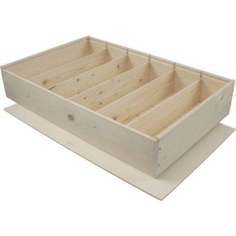 NV-6-vaks kist + schuifdeksel