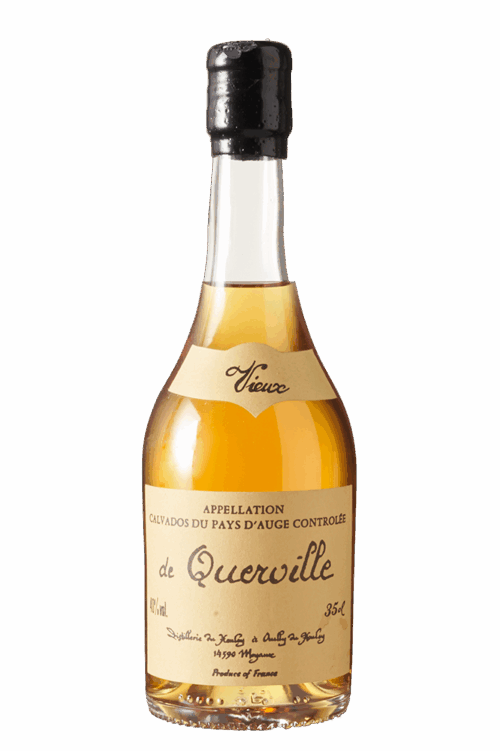 NV-Querville Calvados Vieux Halve Fles