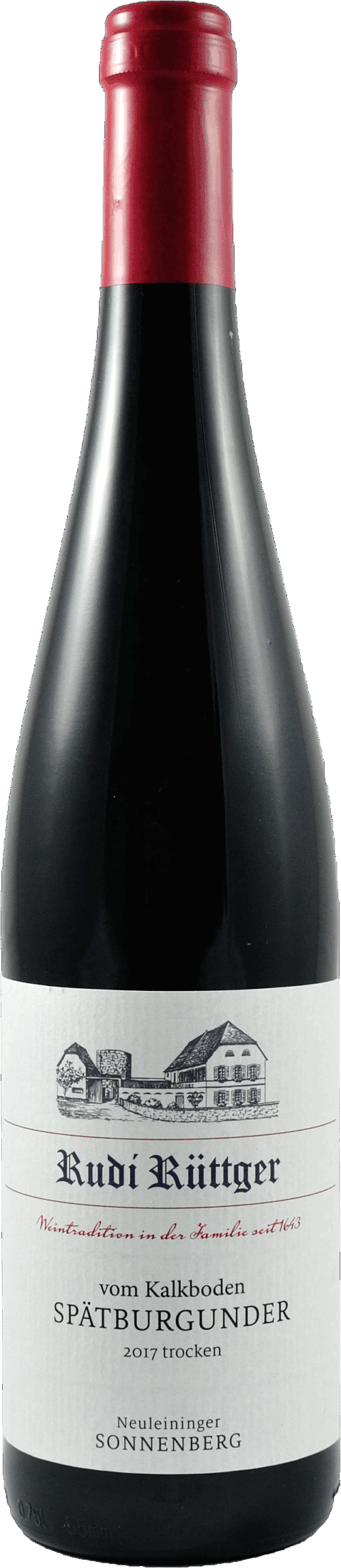 2023 - Rudi Ruttger Pfalz Kalkmergel Spatburgunder Trocken Rot
