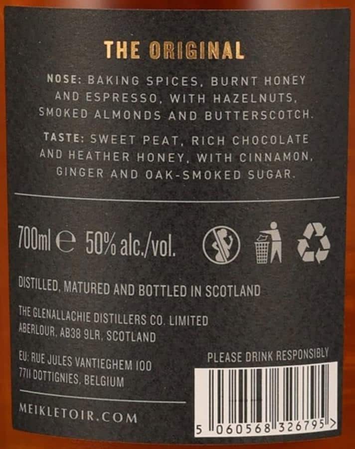 NV-Meikle Toir 5Y. The Origional Single Malt