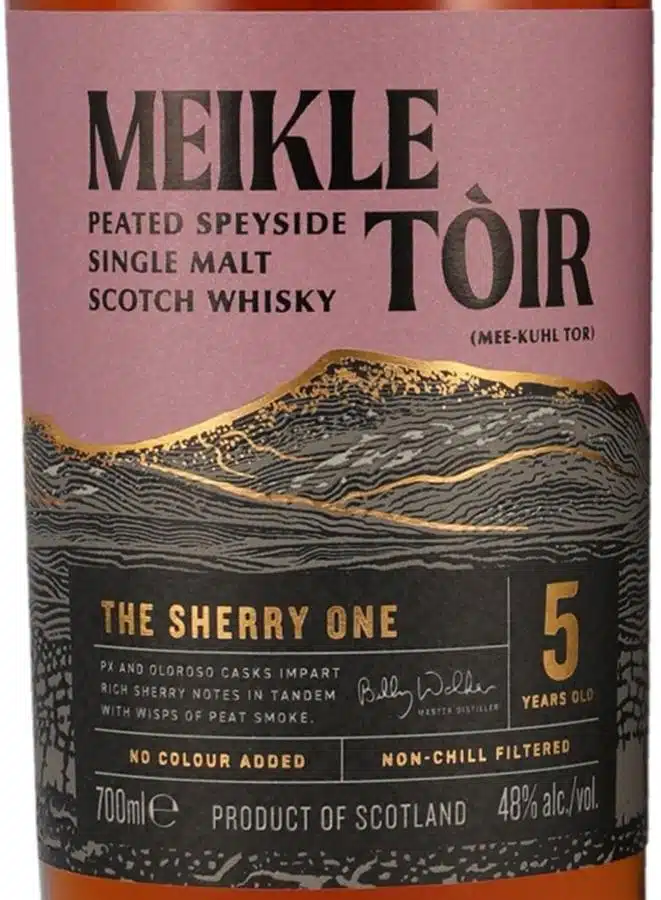NV-Meikle Toir 5Y. The Sherry One Single Malt