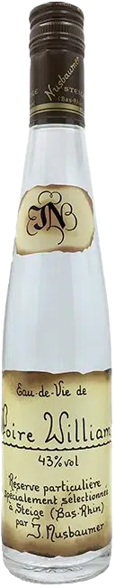 NV-Nusbaumer Eau de Vie Poire Williams Halve Fles