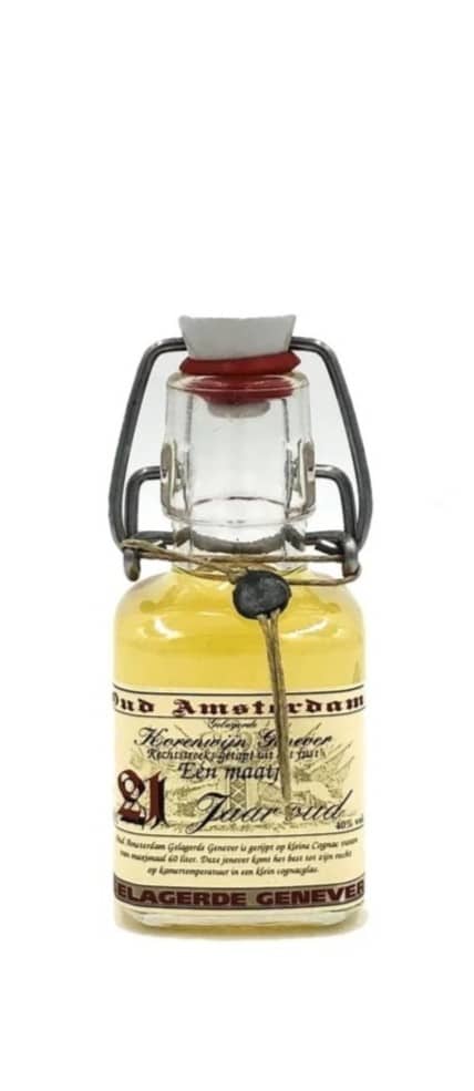 NV-Oud Amsterdam 21 Jaar Gelagerde Graangenever 0,2l