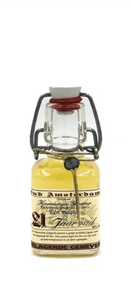 NV-Oud Amsterdam 21 Jaar Gelagerde Graangenever 0,2l