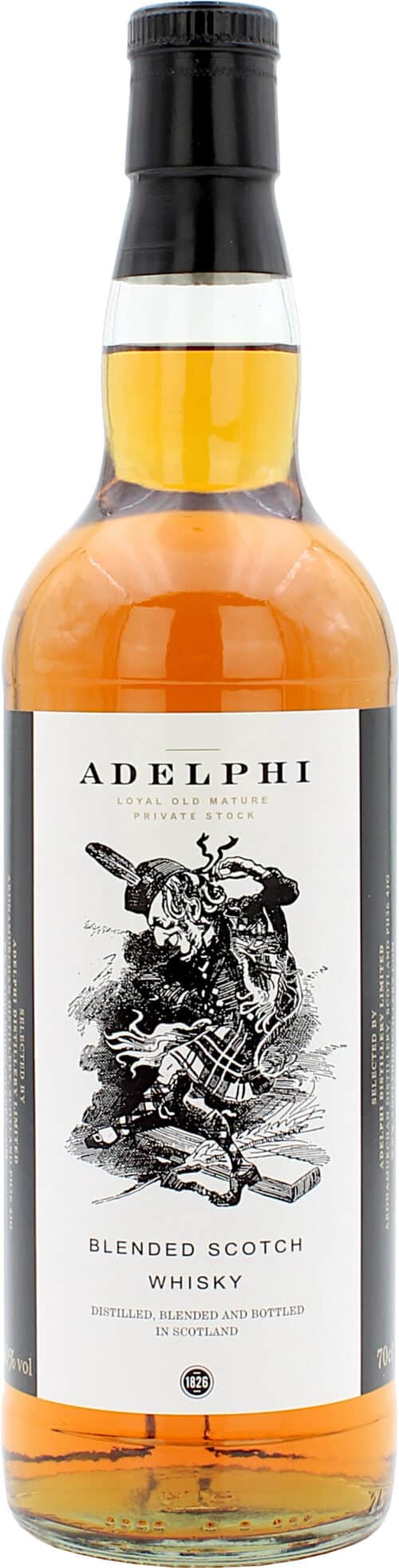 NV-Adelphi Blended Scotch Whisky Private Stock Reserve AD