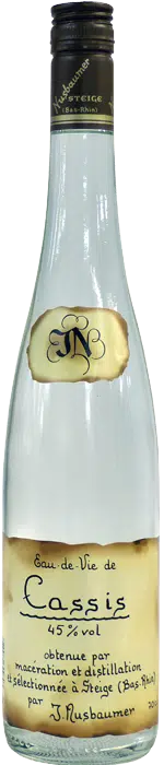 NV-Nusbaumer Eau de Vie Cassis Halve Fles