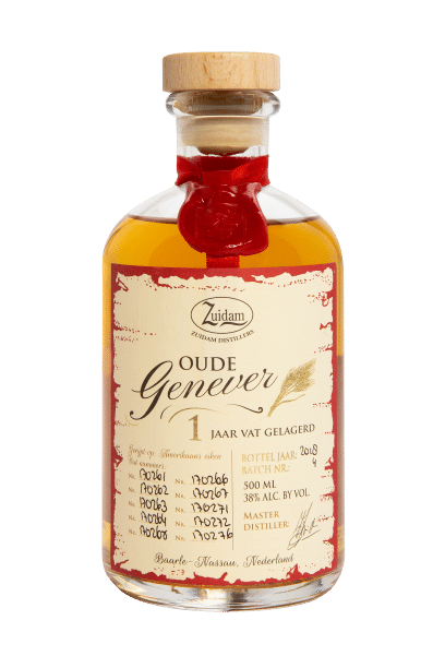 NV-Zuidam Oude Genever 1 jaar Halve Liter