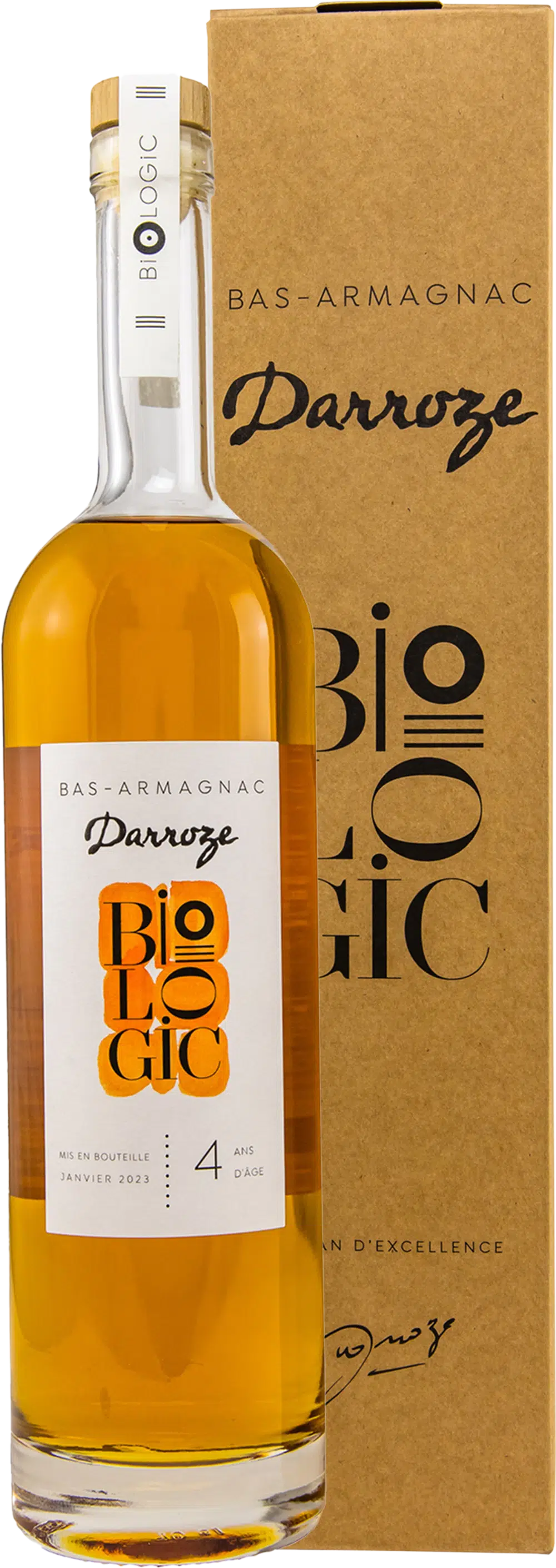 NV-Darroze Armagnac Biologic 4 Ans 70 cl