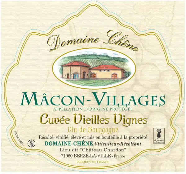 2023-Domaine Chène & Fils Macon-Villages Vieilles Vignes