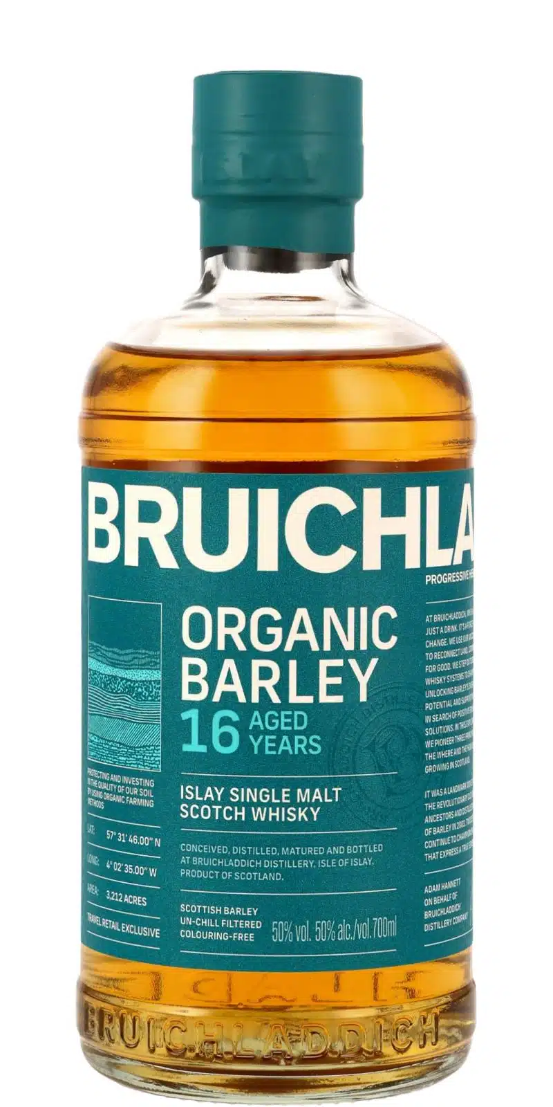 NV-Bruichladdich 16 years Organic Barley
