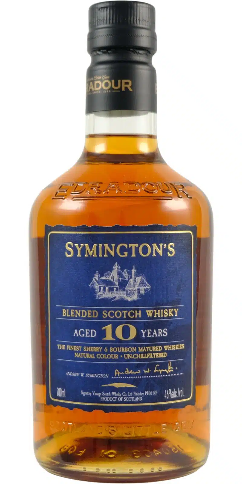 NV-Edradour Symington's 10 Years Old Blended Scotch Whisky