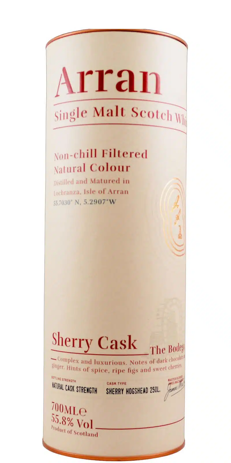 NV-Arran Sherry Cask Natural Cask Strenght