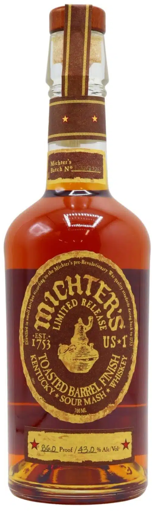 NV-Michter's Toasted Barrel Sour Mash Whiskey